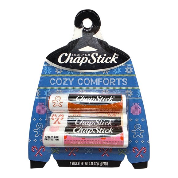 3 Pk (12 Sticks) Chapstick Cozy Comforts Moisturizing Lip Care Limited Edition - Picture 4 of 5